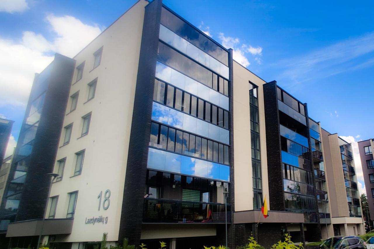 Erdvi Studija Spacious Studio Apartment Self Check In Wilna Exterior foto
